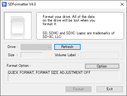 SD Formatter
