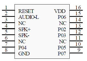 Module pinout