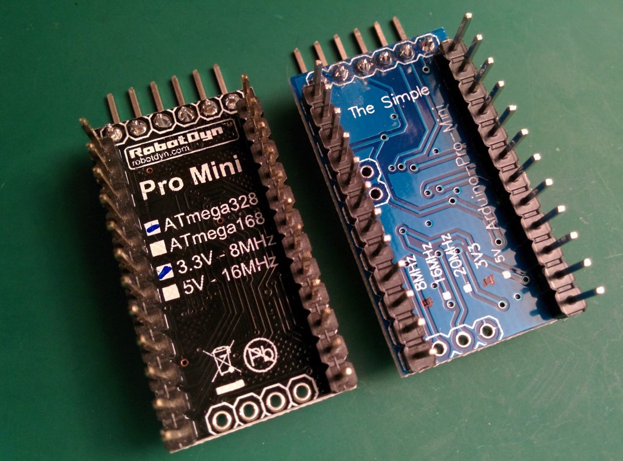 Arduino Pro Mini backs