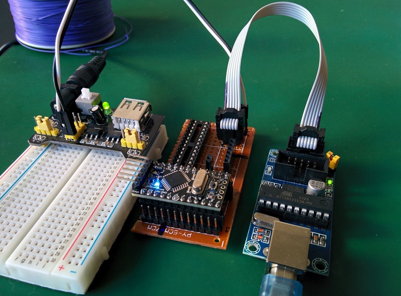 Flashing Arduino pro mini bootloader through ISP