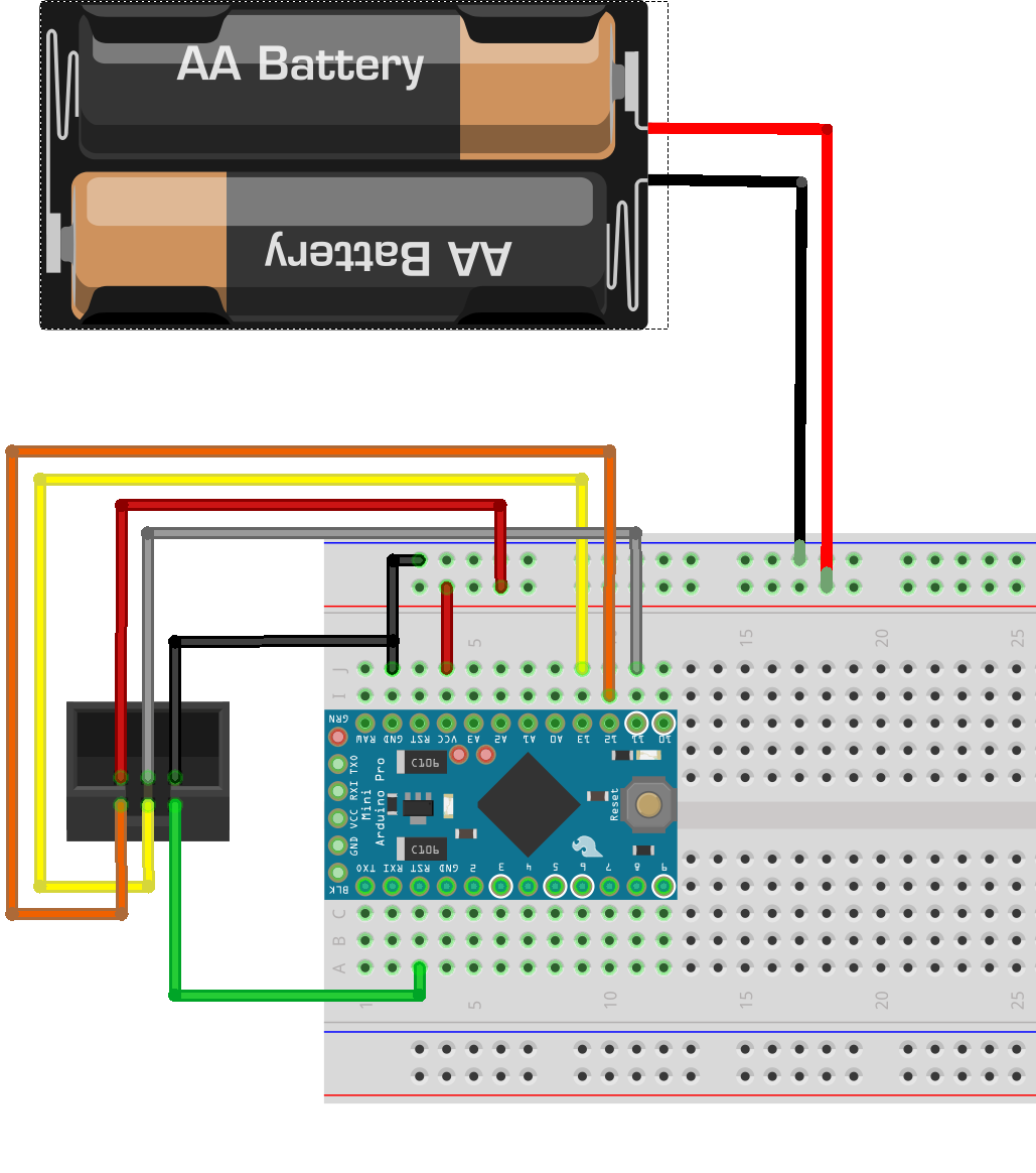 Arduino pro mini and USBTinyISB