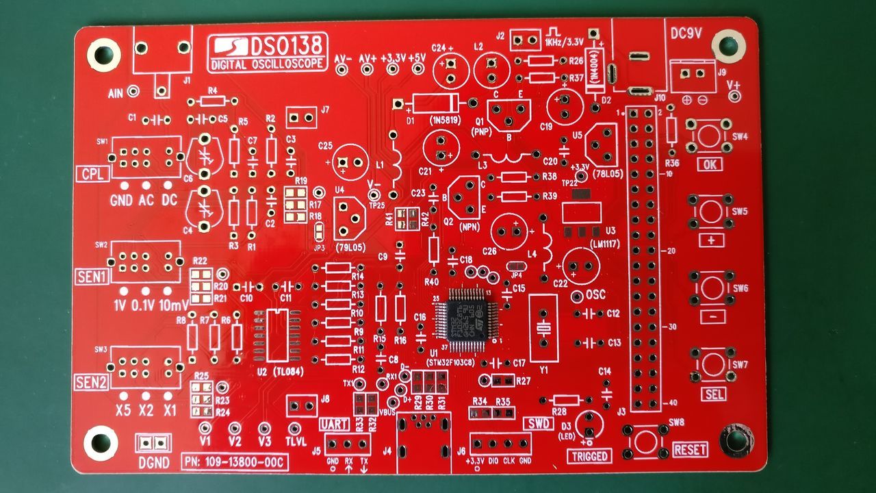 DSO138: Main board side 1