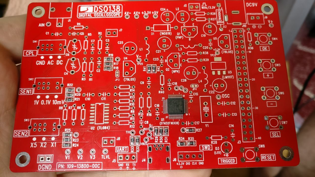 DSO138: Solder SMT resistors on main board