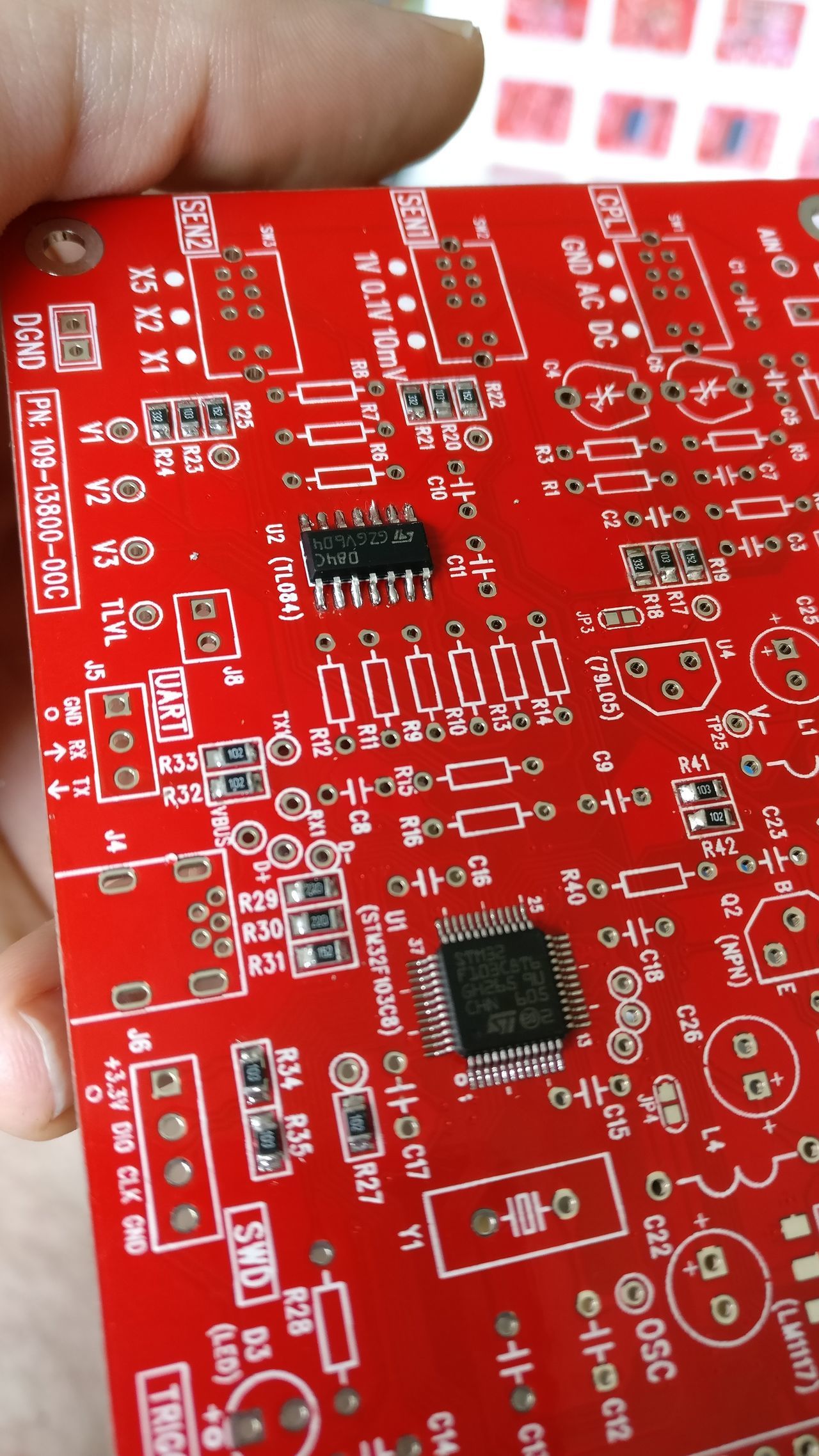 DSO138: U2 chip soldering