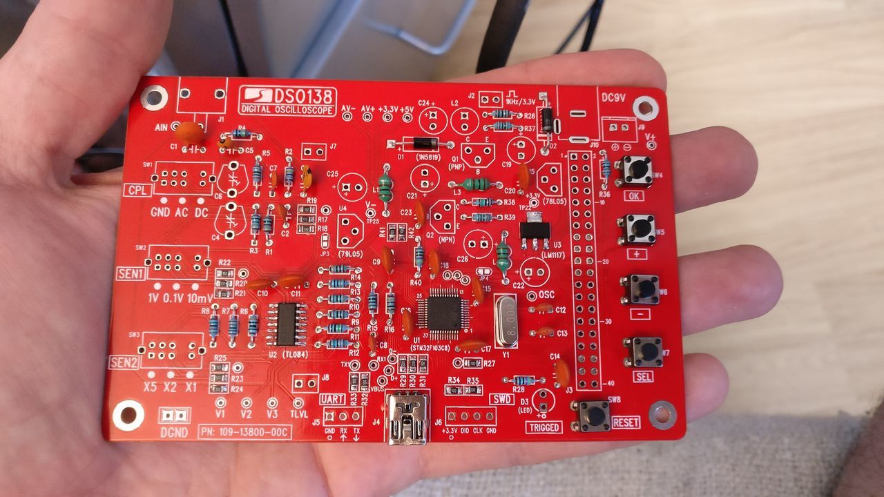 DSO138: capacitors soldering