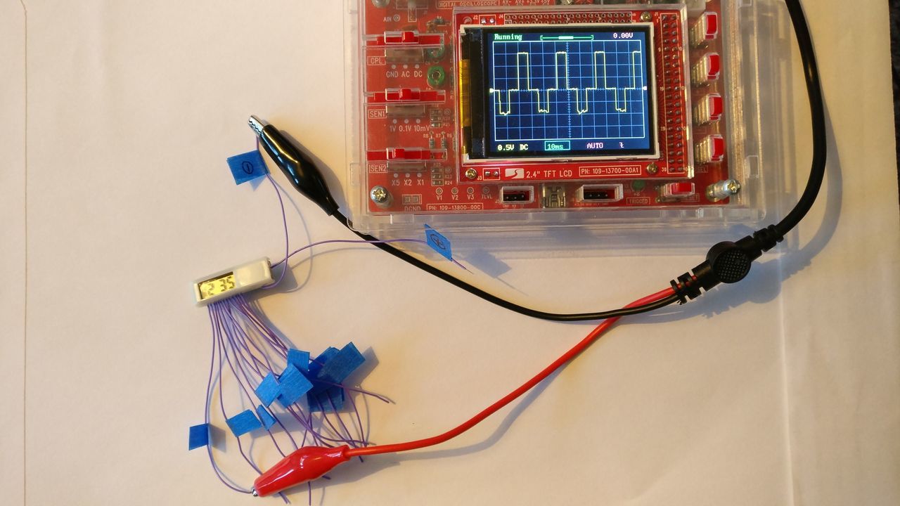 Salvaged LCD screen