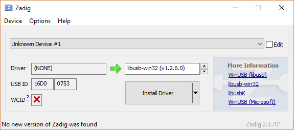 MicroNucleus bootloader upgrade