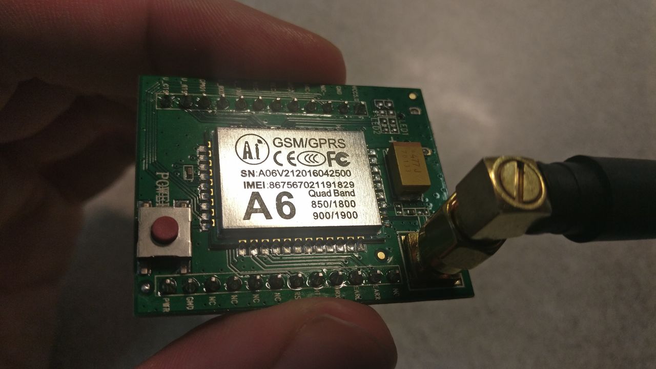 AI-Thinker A6 module: firmware update