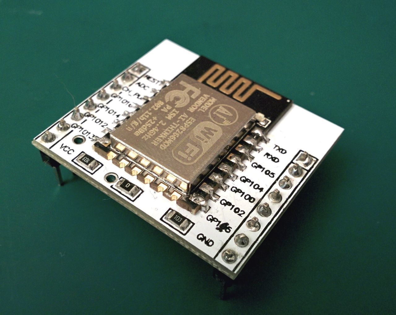 Fashing the ESP12E with the breadboard adapter